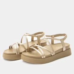 Audie Champagne Sandal