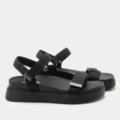 Allyson Black Sandal -Alegria Shoes Shop AYS 601 S2 98f53048 3b27 4d03 8701 575b2c4e0947