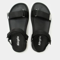 Allyson Black Sandal -Alegria Shoes Shop AYS 601 S4 e77918bb 5170 4ec3 a417 56a4ef0f6f43