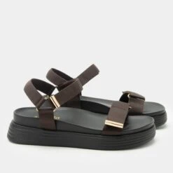 Allyson Chocolate Sandal -Alegria Shoes Shop AYS 6340 S2 7a05e116 a261 4b59 965b 892da34ab15c