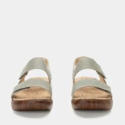 Bailee Woven Sage Sandal 12 Bailee Woven Sage Sandal -Alegria Shoes Shop BAI 6132 S5