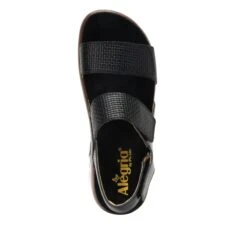 Bailee Woven Noir Sandal -Alegria Shoes Shop BAI 7462 S4