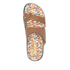 Beatrix Cognac Sandal -Alegria Shoes Shop BEA 647 S4