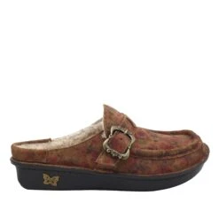 Shoes Brigid Cognac & Roses Clog -Alegria Shoes Shop BRI 7764 S2