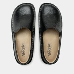 Shoes Debra Black Embossed Rose Shoe 11 Shoes Debra Black Embossed Rose Shoe -Alegria Shoes Shop DEB 531 S4 5904e639 7128 404c addd 2f9a89fd6099