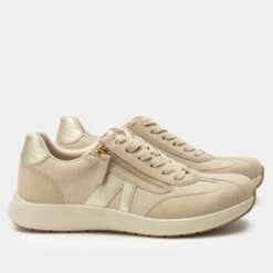Eazeer Beige Shoe 9 Eazeer Beige Shoe -Alegria Shoes Shop EZR 8221 S2