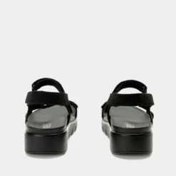 Henna They Call Me Mellow Black Sandal -Alegria Shoes Shop HEN 6142 S3