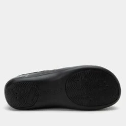 Shoes Keli Black Embossed Paisley Professional Shoe -Alegria Shoes Shop KEL 431 S6