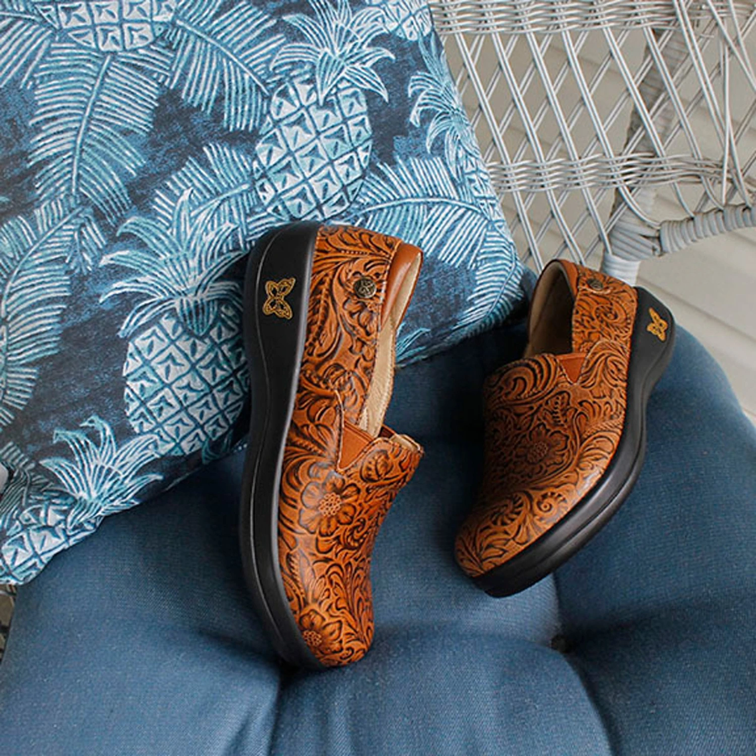 Keli Embossible Tawny Professional Shoe 2 Keli Embossible Tawny Professional Shoe - Image 2