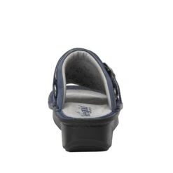Klover Oiled Navy Sandal 9 Klover Oiled Navy Sandal -Alegria Shoes Shop KLO 7402 S3