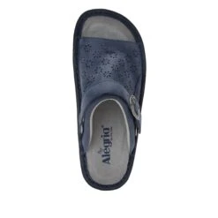 Klover Oiled Navy Sandal 10 Klover Oiled Navy Sandal -Alegria Shoes Shop KLO 7402 S4