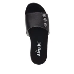 Lilie Black Sandal -Alegria Shoes Shop LIL 601 S4