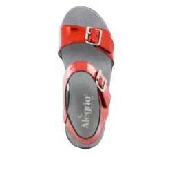 Morgyn Cherry Mirror Sandal -Alegria Shoes Shop MOR 257 S4