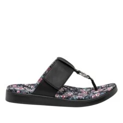 Moxi Enchanting Black Sandal -Alegria Shoes Shop MOX 7541 S2