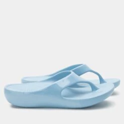 Ode Dusty Blue Gloss Sandal -Alegria Shoes Shop ODE 6160 S2