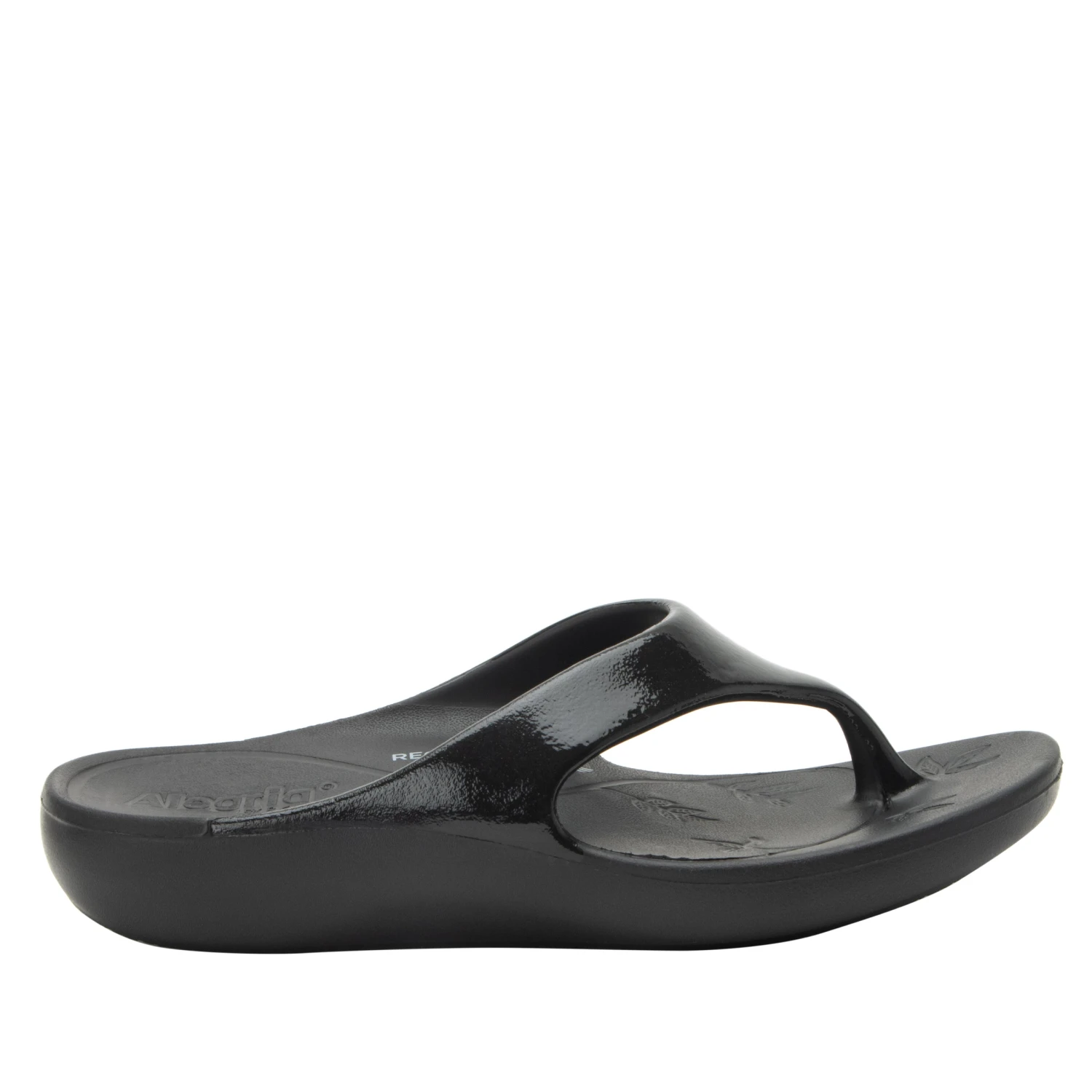 Ode Black Gloss Sandal 3 Ode Black Gloss Sandal - Image 3