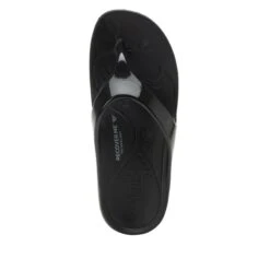 Ode Black Gloss Sandal 10 Ode Black Gloss Sandal -Alegria Shoes Shop ODE 7441 S4