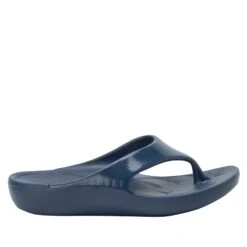 Ode Navy Gloss Sandal 8 Ode Navy Gloss Sandal -Alegria Shoes Shop ODE 7448 S2