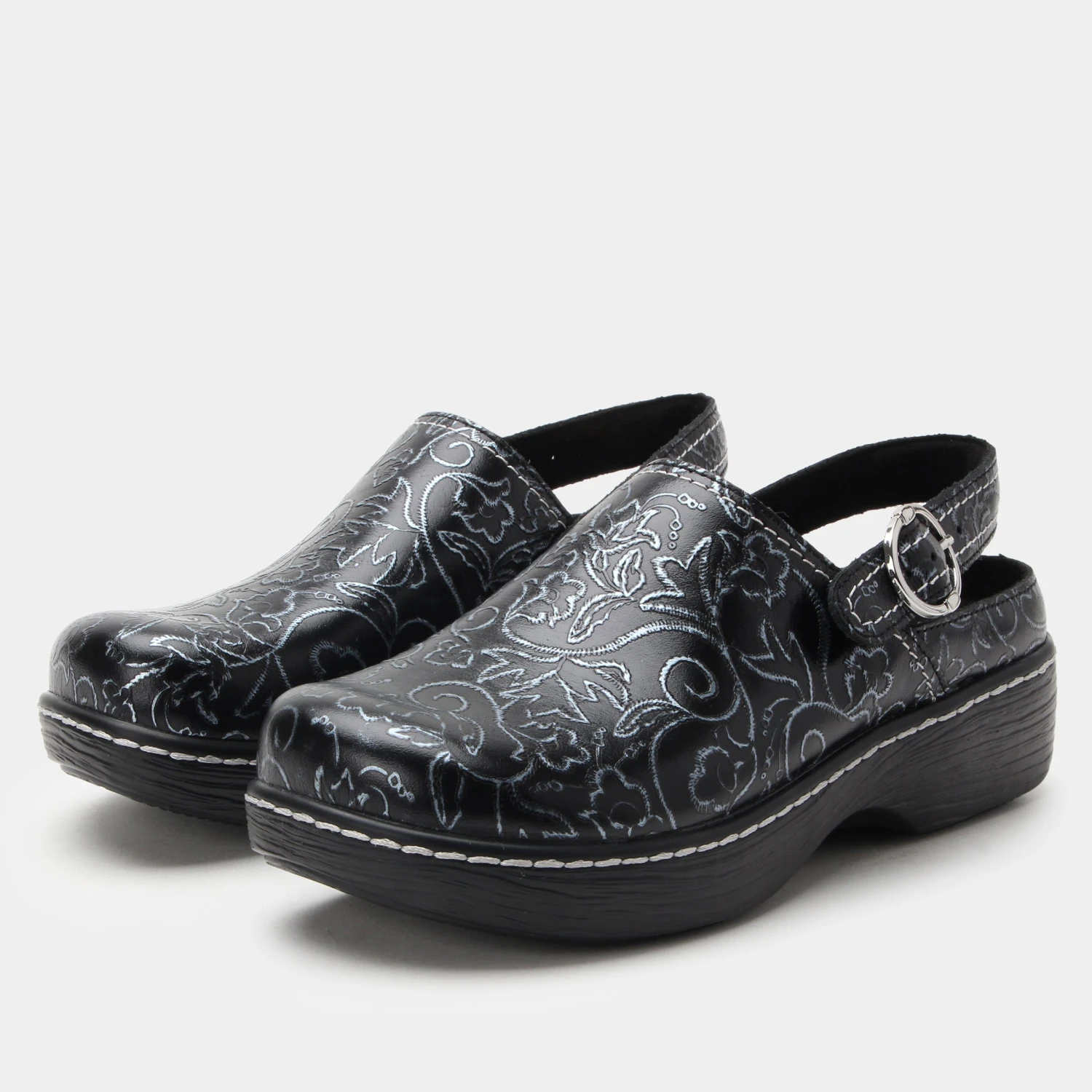 Shoes Olie Embroider Me Pewter Shoe 1 Shoes Olie Embroider Me Pewter Shoe