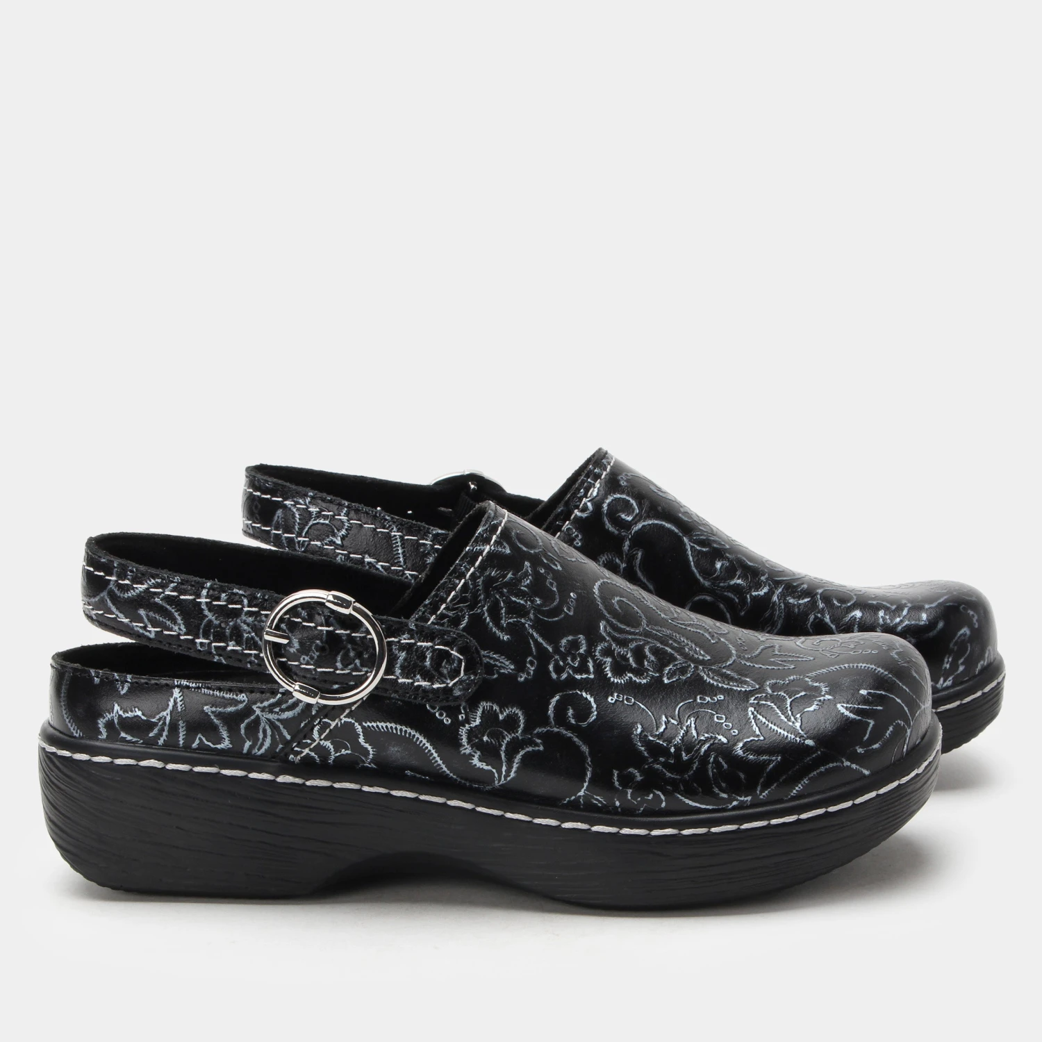 Shoes Olie Embroider Me Pewter Shoe 3 Shoes Olie Embroider Me Pewter Shoe - Image 3