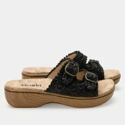 Oona Black Sandal -Alegria Shoes Shop OON 601 S2 8b96cac8 9d71 4a92 bdee 48330588dafb