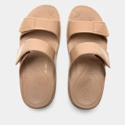 Orbyt Taupe Gloss Sandal -Alegria Shoes Shop ORB 6154 S4