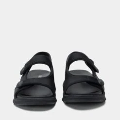Sandie Black Sandal -Alegria Shoes Shop SDI 6208 S5