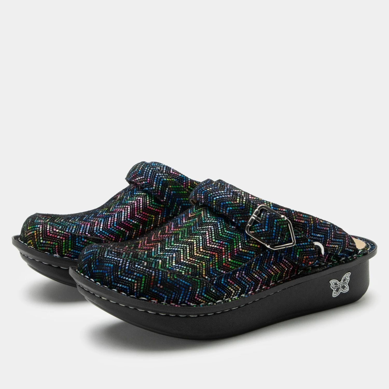 Shoes Seville Ric Rack Rainbow Clog 1 Shoes Seville Ric Rack Rainbow Clog