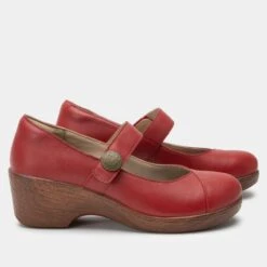 Shoes Sofi Red Shoe -Alegria Shoes Shop SOF 645 S2 03bc7d49 1ee7 4c69 896e 3173a9b122bd