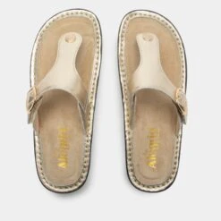 Vella Gold Sandal -Alegria Shoes Shop VEL 6131 S4