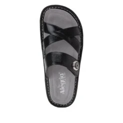 Victoriah Black Patent Sandal 10 Victoriah Black Patent Sandal -Alegria Shoes Shop VIC 7755 S4