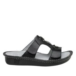 Vanna Black Sandal -Alegria Shoes Shop VNN 601 S2