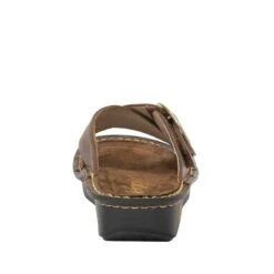 Vanya Oiled Brown Sandal 9 Vanya Oiled Brown Sandal -Alegria Shoes Shop VYA 7412 S3