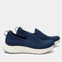 Waze Navy Shoe 9 Waze Navy Shoe -Alegria Shoes Shop WAZ 6204 S2